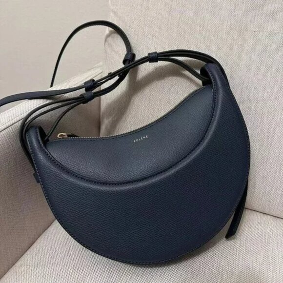 Polene Numero Dix Shoulder Bag Black Authentic New Condition - Picture 1 of 6
